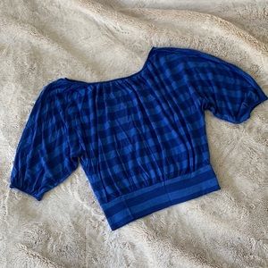 Express striped dolman top